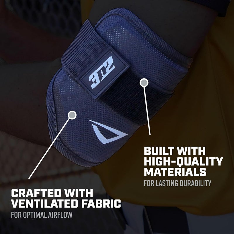 3N2 Batters Elbow Guard - Protective Guard for Baseball or Fastpitch Softball - Elbow Pad with Adjustable Straps, Lightweight, Comfortable & Protective - Image 4